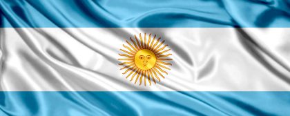 La bandera de Argentina