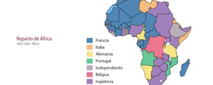Mapa del reparto de África